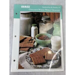 Vintage Southern Living Five Star Recipes Sandwiches & Snacks Inserts In Wrapper